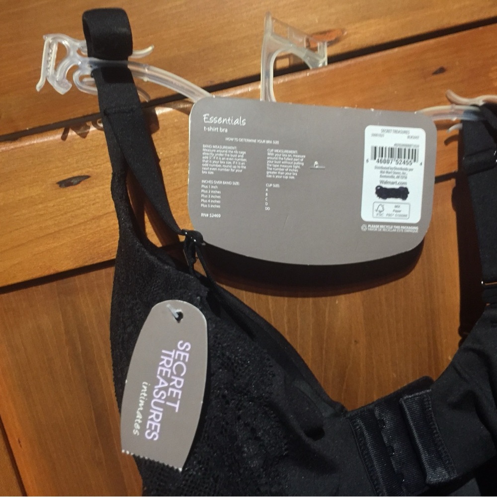 Black Bra 34D by Secret Treasures